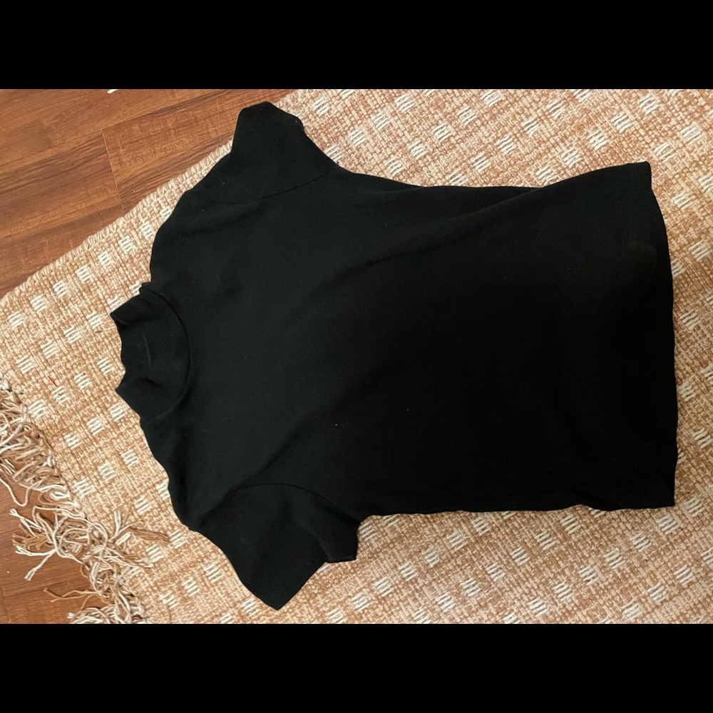 mock neck tee